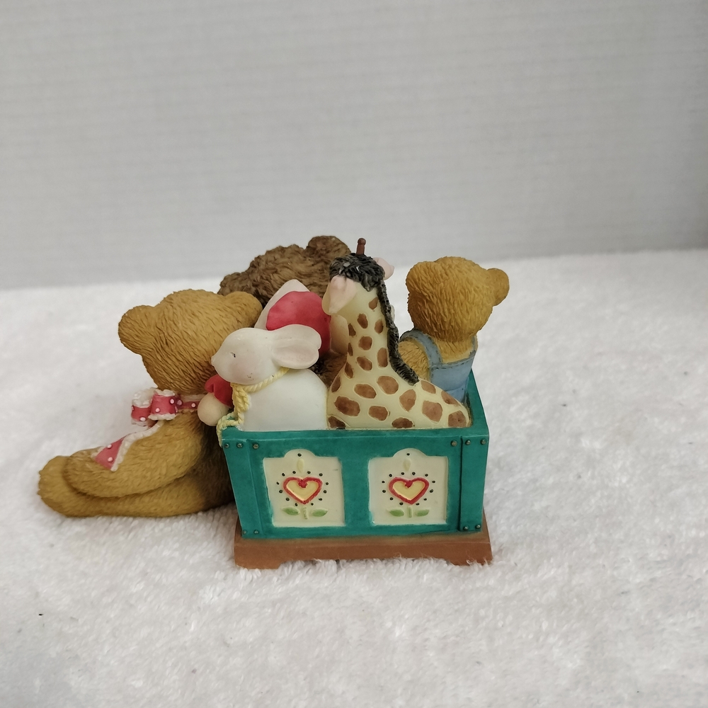 Cherished Teddies Brown and Tan Ceramic Figurine - Picture 4 of 5